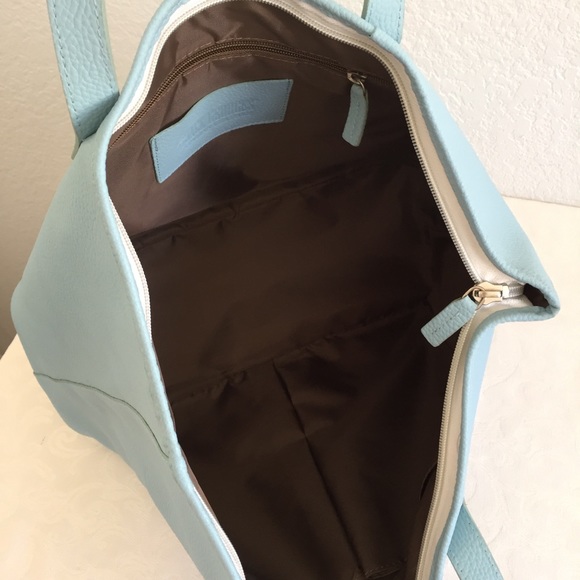 Jack George large blue leather tote - Picture 12 of 12